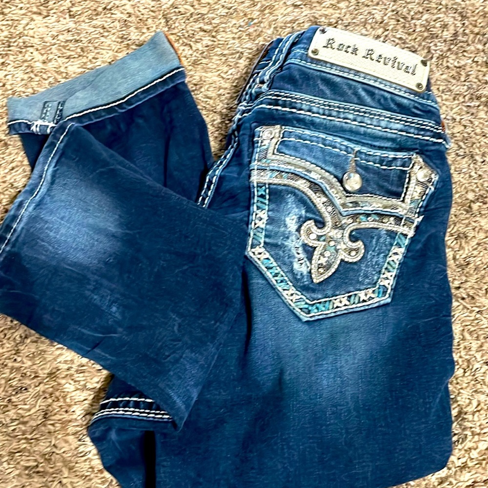 Rock revival capris
